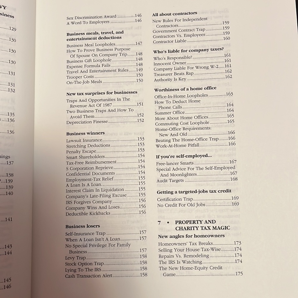 TAX LOOPHOLES BOOK - Picture 13 of 16